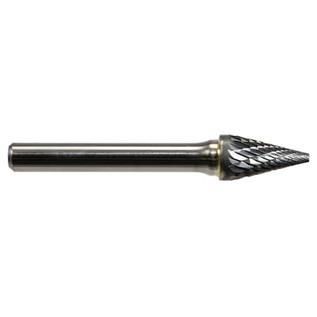 Mastercut Tool Corp. 16912 3/8x1x1/4x2-49/64 18° Included Pointed Cone Alumacut SM-4AFM